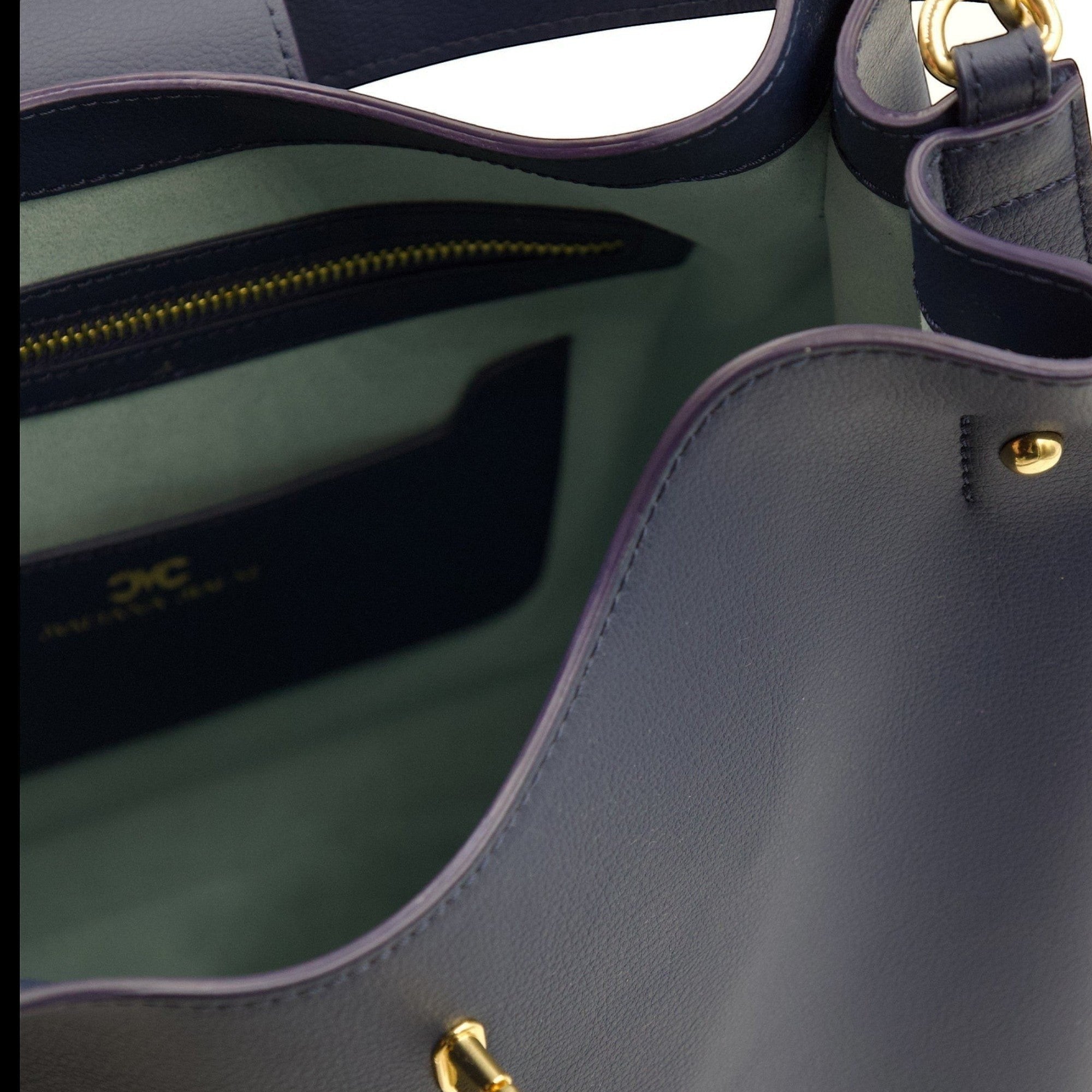 Pomana BB vegan grape skin leather bag with gold lock — Mariana Malni Dubai
