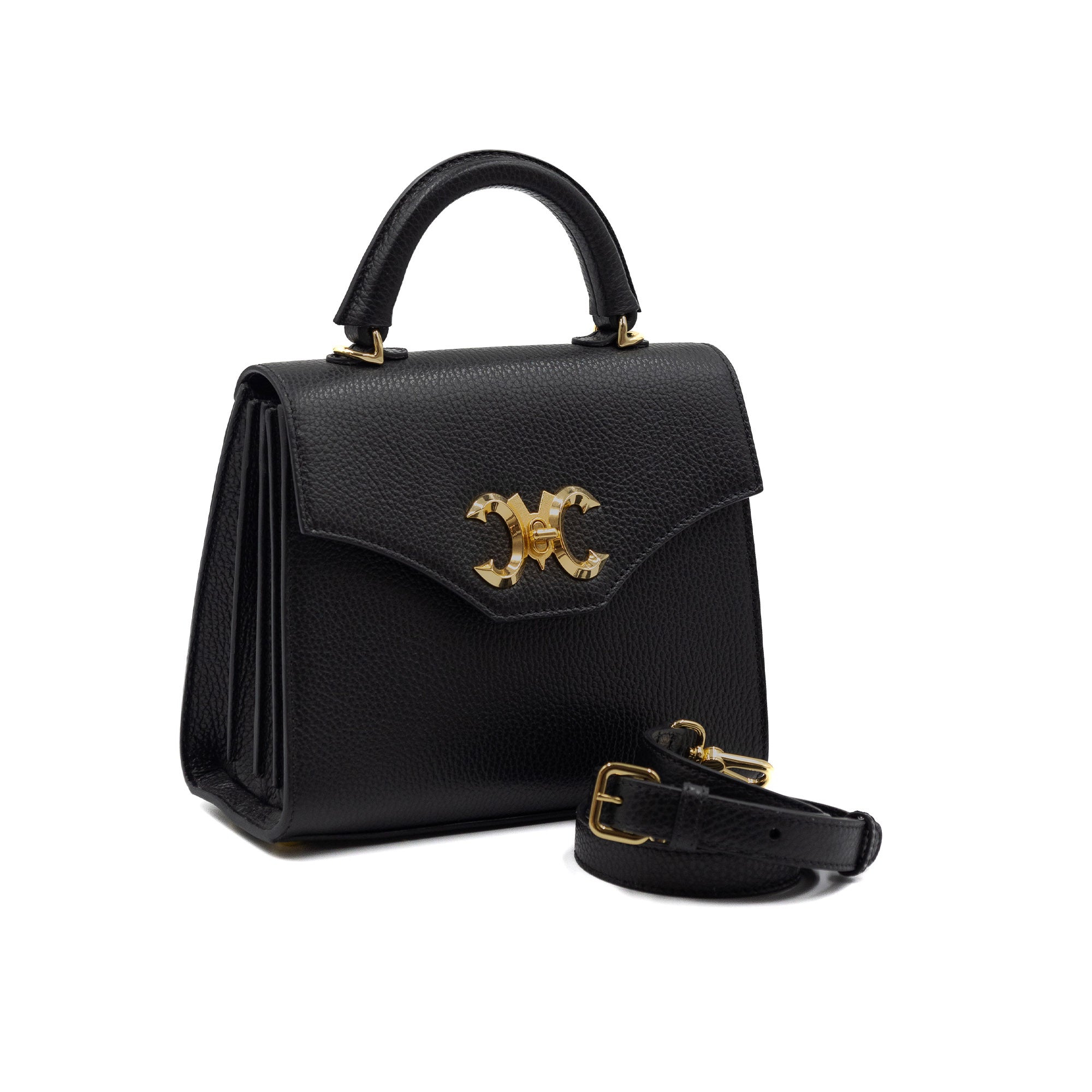 RENEN BB Leather with gold buckle