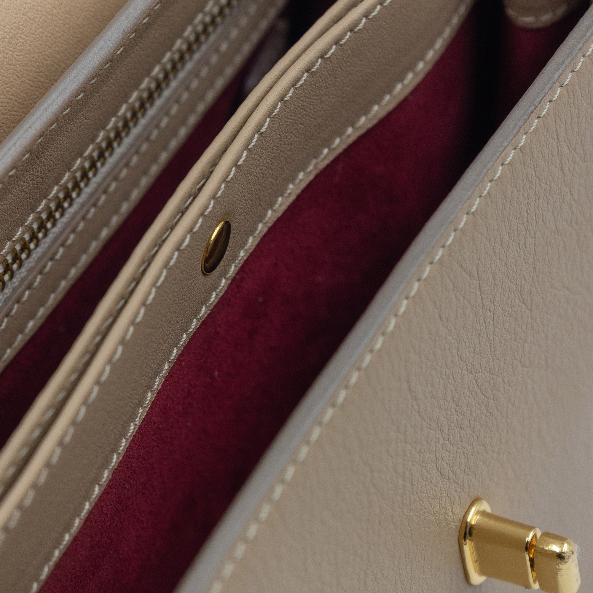 RENEN MM Leather with crystal lock