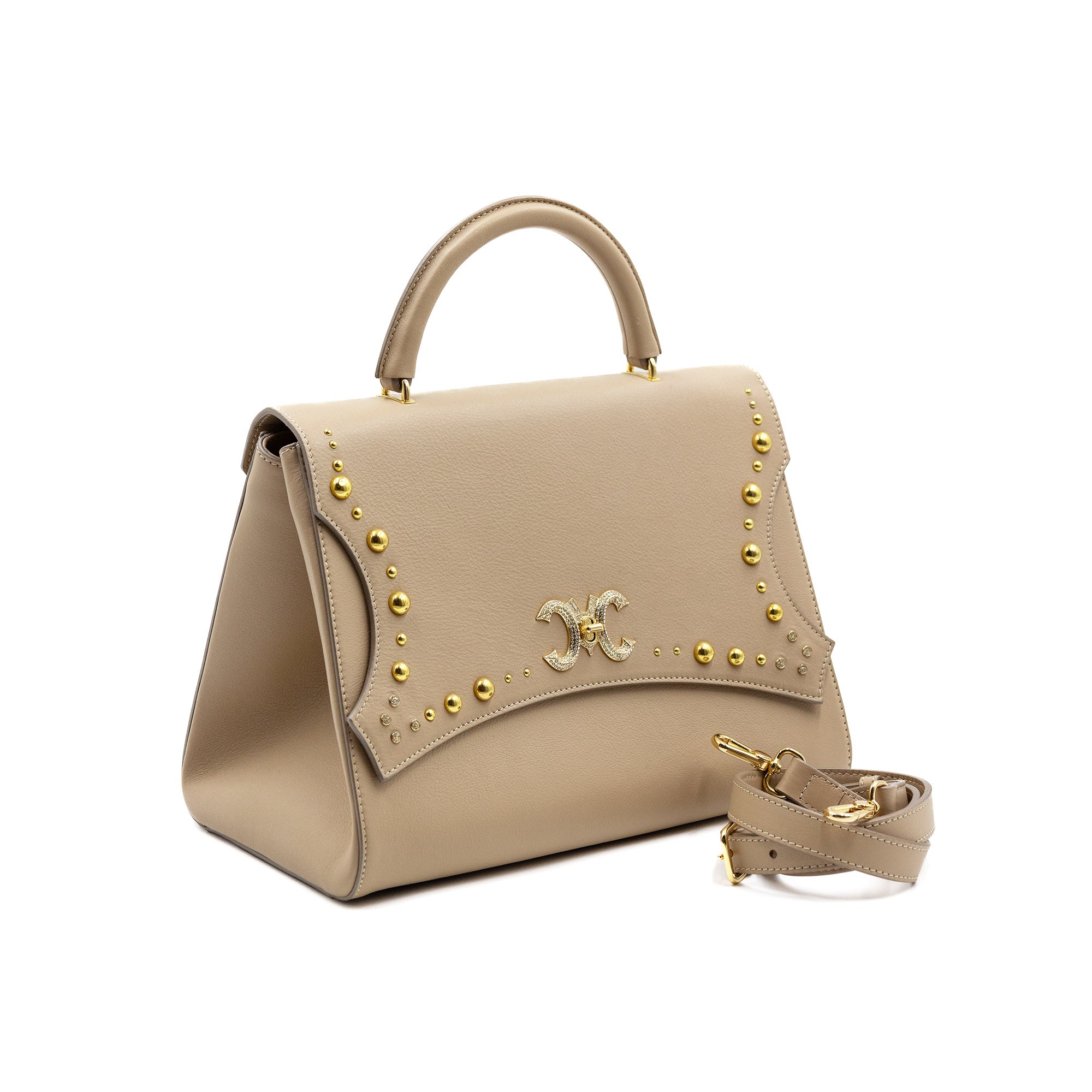 Paget Studs with crystal lock