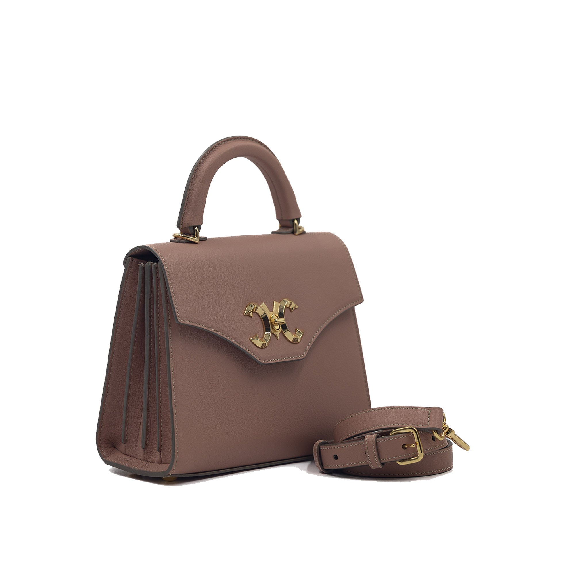 RENEN MM Leather with crystal lock