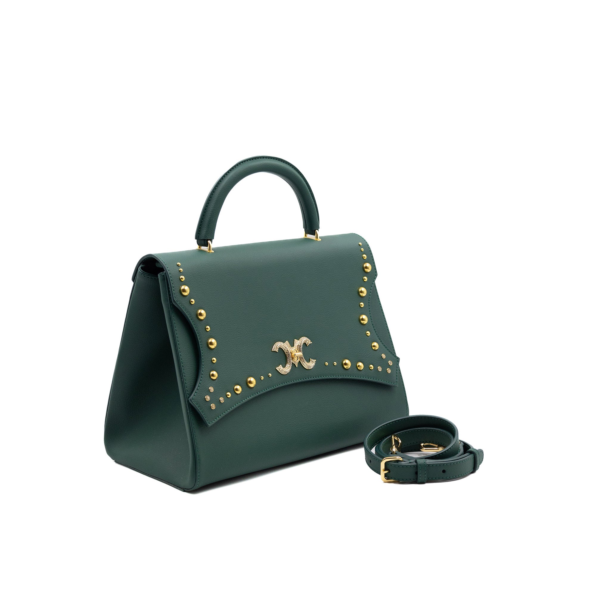 Paget Studs with crystal lock