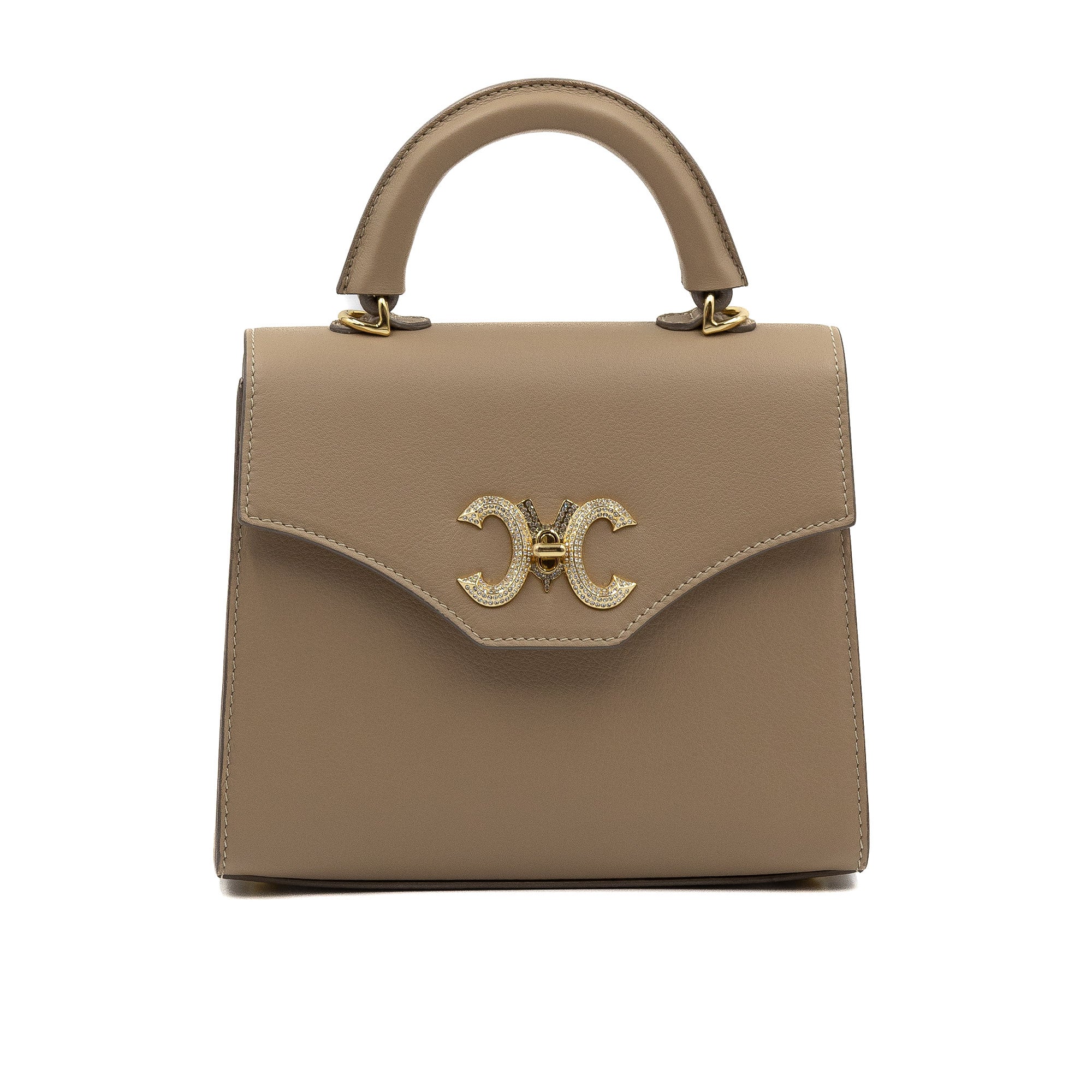 RENEN MM Leather with crystal lock