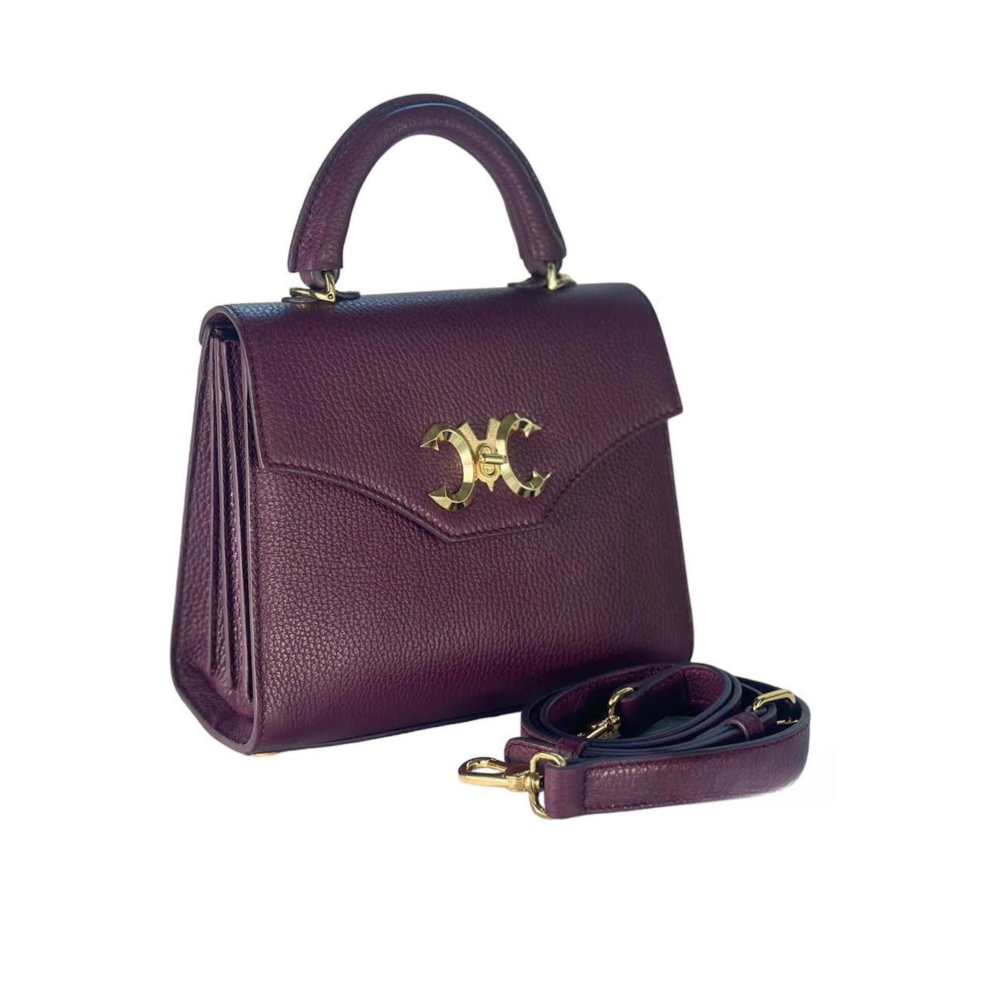 RENEN BB Leather with gold buckle