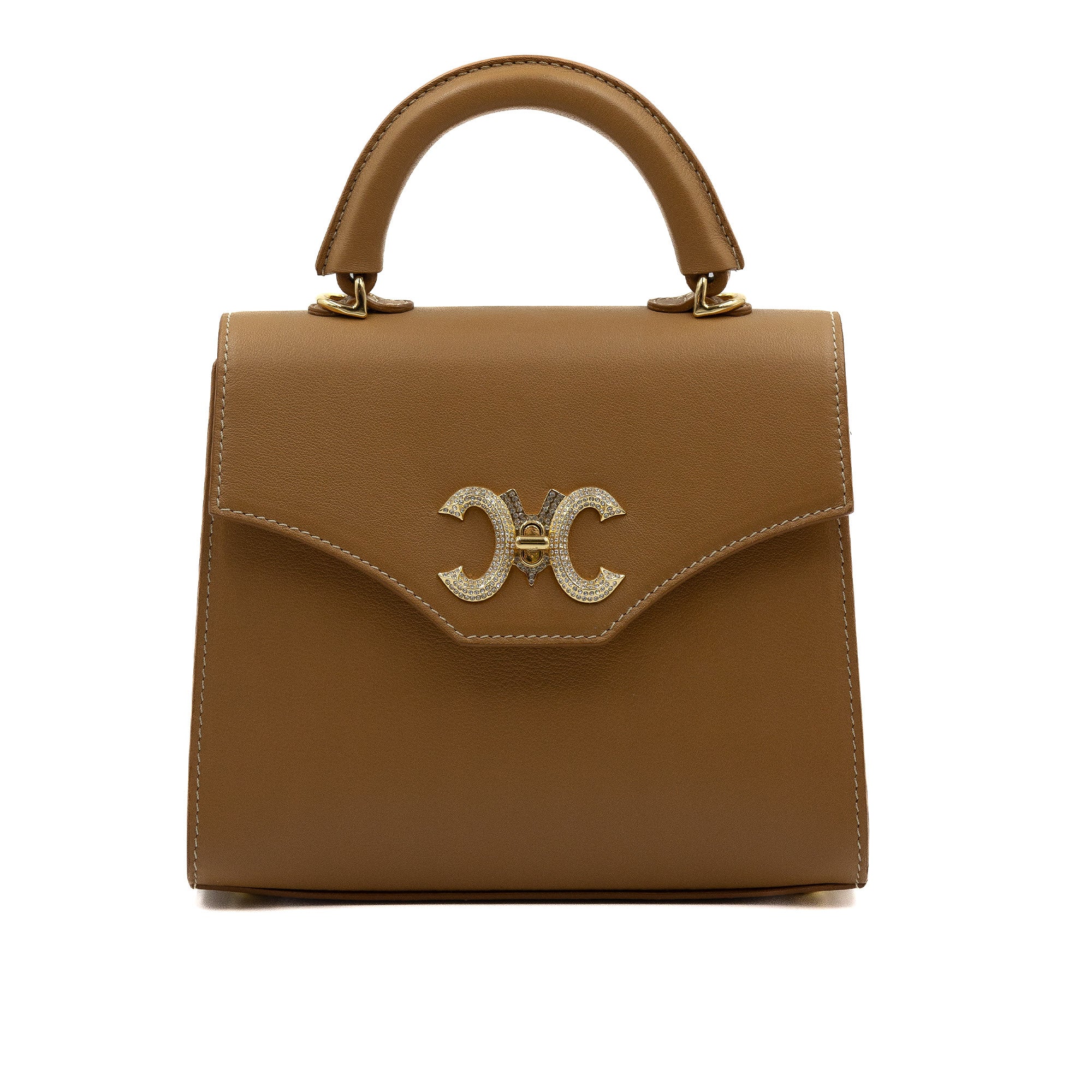 RENEN MM Leather with crystal lock