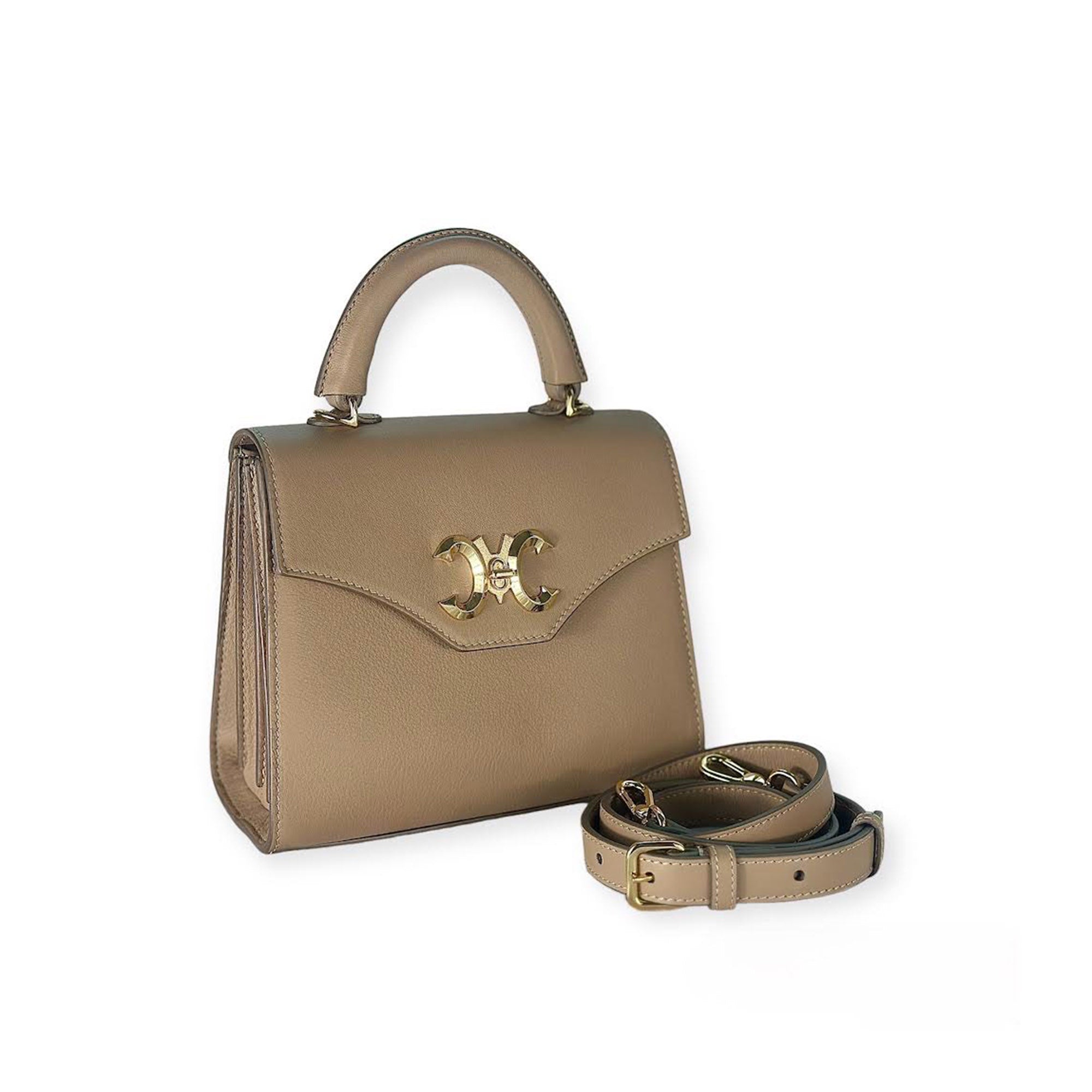 RENEN BB Leather with gold buckle
