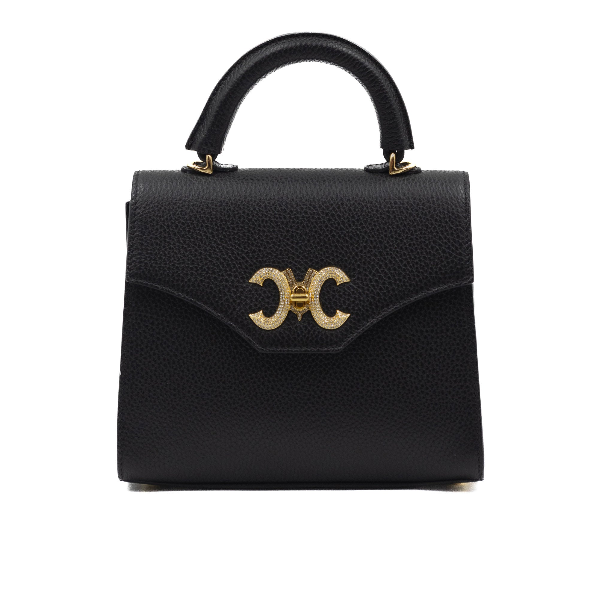 RENEN MM Leather with crystal lock